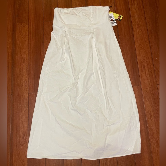 NWT Strapless Column Ankle-Length Dress from Future Collective | Jenee Naylor 16 - Picture 5 of 7
